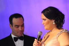 2015 Finalist Kellie McGee and Host Chris Duggan